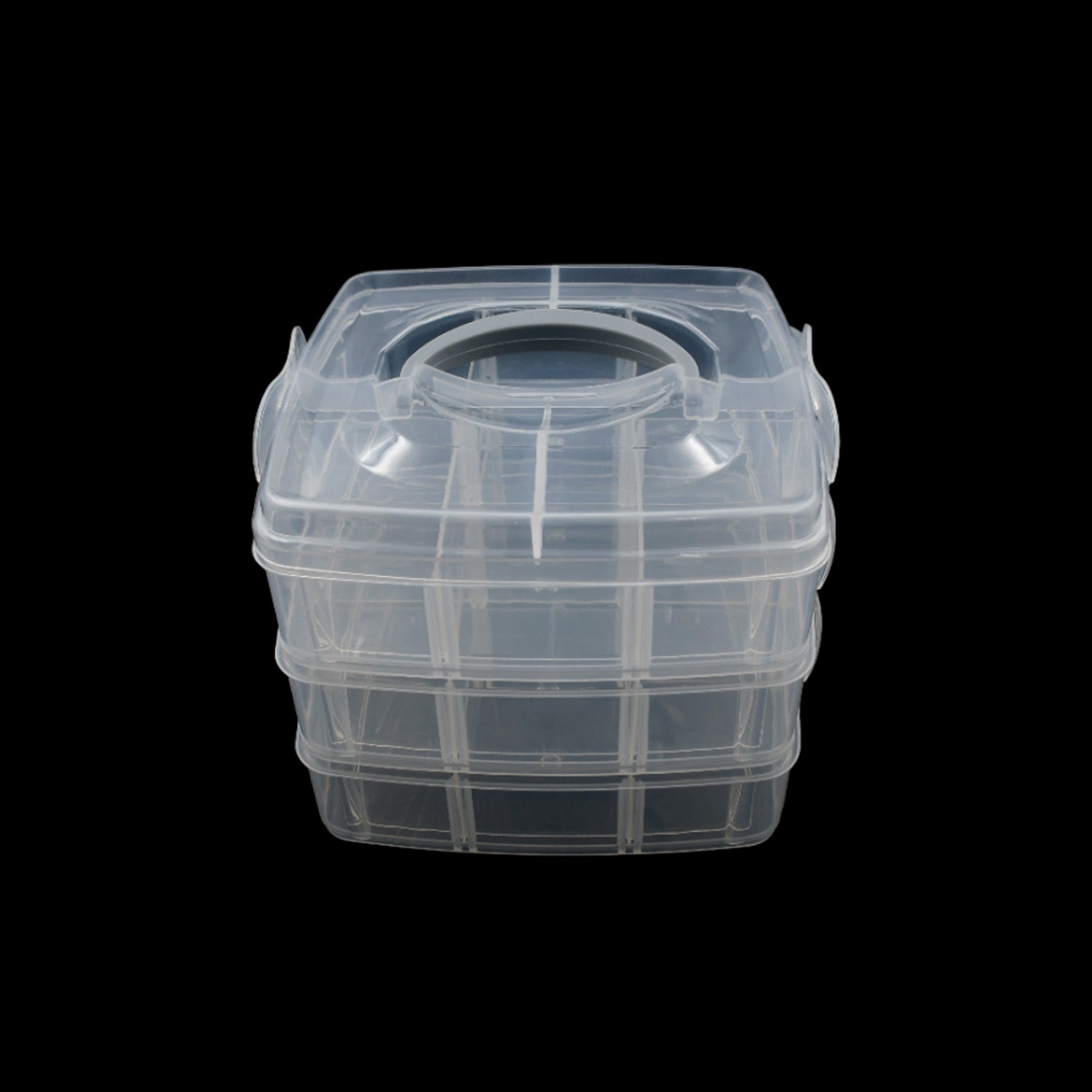 7984 18 Grid 3 layer box Clear Plastic Organizer Jewelry Storage Box with Adjustable Dividers, Transparent Organizer Box for Earring Fishing Hooks (18 Grids Plastic Storage Box) 7984 18 Grid 3 layer box Clear Plastic Organizer Jewelry Storage Box with Adjustable Dividers, Transparent Organizer Box for Earring Fishing Hooks (18 Grids Plastic Storage Box)
